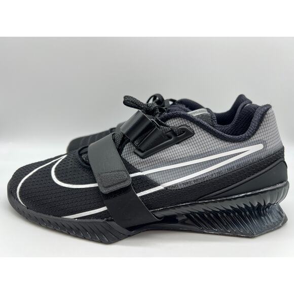 Nike Romaleos 4 Black White Men's Size 10 Weightlifting Training CD3463 010 - Picture 9 of 16